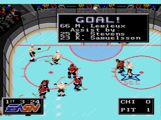 NHLPA Hockey '93 screenshot 2 for Sega Genesis